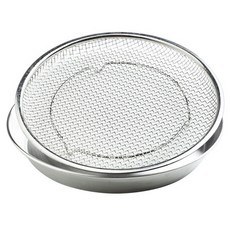 LifeShopping 不鏽鋼濾油瀝水盤, 銀色, 22cm, 1組