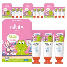 Albis 含氟覆盆子香兒童牙膏, 75g, 12個