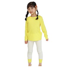 플레이몰 아동용 배색 실내복 상하의 세트