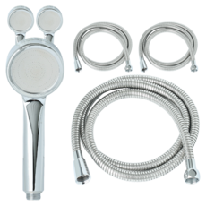 Jb JEIL BATH 增壓蓮蓬頭+淋浴管2m組, 單色, 3組