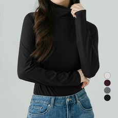 CARET 女款刷毛高領T恤