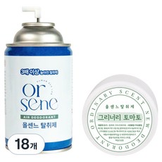 올센느 자동분사기 호환용 탈취 방향제 그리너리 토마토, 18개, 280ml
