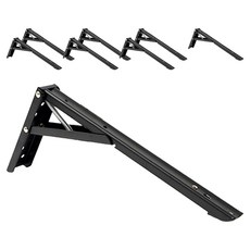 지오비즈 접이식 선반대 대형, 블랙, 8개