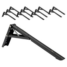 ZioBiz 折疊式層架 大型, 12個, 黑色