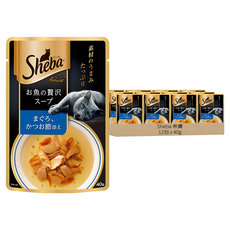 Sheba 希寶 日式鮮饌包, 鮮蔬清湯 鮪魚 + 蔬菜, 40g, 12包