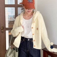 afinar 女款柔軟觸感鬆餅格紋連帽開襟衫