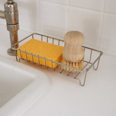 람스홈 심플 스테인레스 수세미 건조대 S, 1개