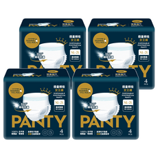 MAMMY VILLAGE 六甲村 極量瞬吸女王褲 產後用 免黏貼 加強高分子吸收體 全能安心防漏, XL-2L, 4件, 4包