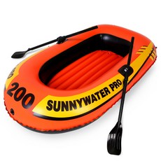 SUNNYWATER 200 船 + 2支組裝式槳桿, 混合顏色(200)