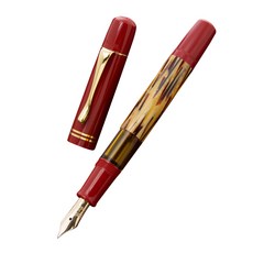 鵜鶘鋼筆 M101N 龜甲, EF, 紅色的