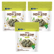 베베쿡 처음먹는 어린이 김자반, 오리지널, 25g, 3개