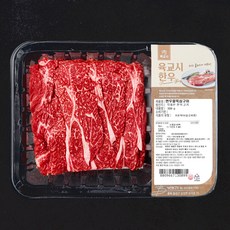 육교시 한우 알목심 1등급 구이용 300g + 소스 80g 세트 (냉장), 1세트