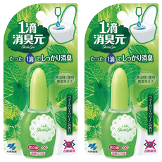 小林製藥 馬桶浴廁一滴芳香消臭劑, 清香, 20ML, 2瓶