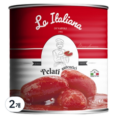L'italiana 拿坡里營業用整顆番茄罐頭, 2個, 2.5kg