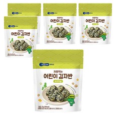 처음 먹는 어린이 김자반, 오리지널, 25g, 5개