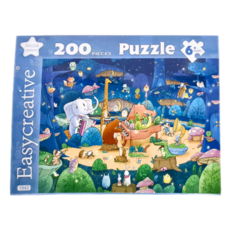 Easycreative 動物音樂會拼圖 6+ Years 原生紙漿, 1042, 200片, 1盒