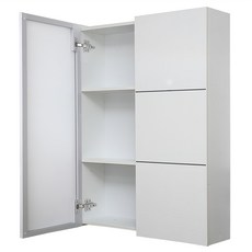 MD現代白500浴室收納櫃, 1個, 白色