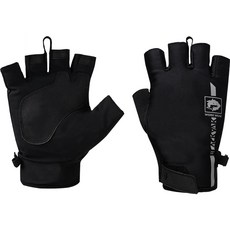 BLACK YAK WORK WEAR 多功能雙手半指手套組, 黑色, 1個