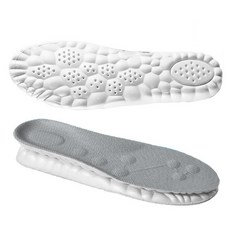 이츠굿텐 몽글몽글 구름 쿠션 발이 편안한 깔창 양발착용 세트