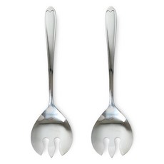 卡爾百貨 不鏽鋼亮面公叉, 2個, 單一顏色