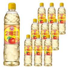 오뚜기 2배 사과식초, 900ml, 10개