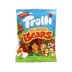 Trolli 經典小熊軟糖, 3包, 100g