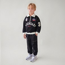 WALTONKIDS 男童Player半拉鍊上下裝套組