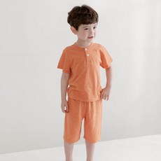 Hola baby 兒童果汁彩色短袖睡衣套裝