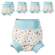 Splash About 潑寶 Happy Nappy 3D加強版游泳尿布褲 森林小橡果 6件, L