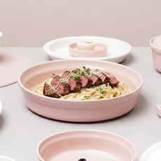 BOWLBOWL 韓國製 Nordic Bowl Bowl 義大利麵碗 22cm, 裸粉色, 1個