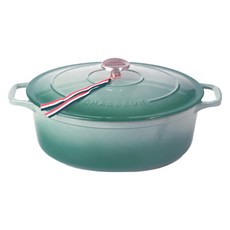 차세르 타원형 꼬꼬떼 냄비 33 x 26 cm, 33cm, 멜레즈, 1개