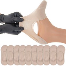 Socks Factory 女款防脫落防磨破第3代隱形襪10雙組