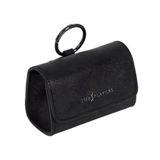 PGA TOUR THE PLAYERS Heritage 皮革高爾夫球兩球盒, 黑色, 1個