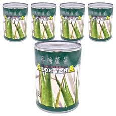 傳佳 蜜糖蘆薈 固形量300g - 清爽口感 蜂蜜調製 健康美味 隨時享用, 565g, 5罐