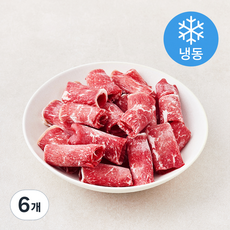 육감하누 채끝 3등급 바로구이 (냉동), 6개, 300g