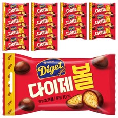 오리온 다이제 초코볼, 42g, 15개