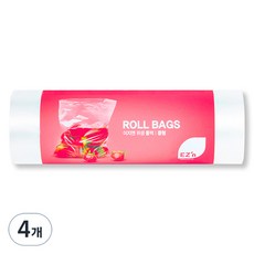 EZn이지엔 위생 롤백 중형 25 x 35 cm, 중(M), 500개입, 4개