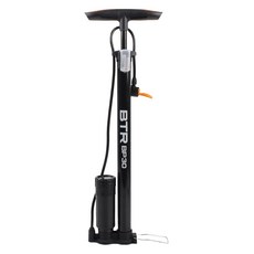 BTR自行車支架打氣筒 BP-30, 1個, 黑色