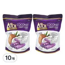 椰奶脆皮酥捲 紫薯口味, 80g, 10包