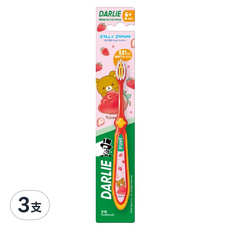 DARLIE 好來 兒童牙刷, 纖柔毛 6-10歲適用, 超小巧刷頭設計, 顏色隨機, 1入, 3支