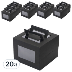 인디케이 윈도우 핸들 상자 대, 블랙, 20개