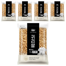더담은 캐나다산 귀리쌀, 1kg, 5개