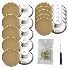 신형 바지수선 요술단추, 브론즈베이직, 10개