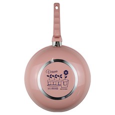 CooK&CooK Verona不沾炒鍋 櫻花粉, 28cm, 1個