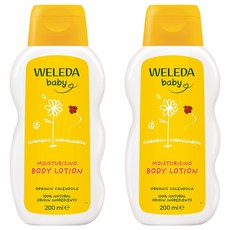WELEDA 薇蕾德 金盞花寶貝柔護身體乳, 200ml, 2瓶