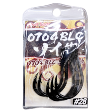 Ghost Blade 鬼刃 Blade 0704BLC SOI鉤 活餌鉤 1JM 0704BLC, 5入, 1包