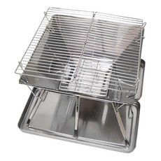 ALASKA BLACK 高度可調露營焚火臺 + 收納袋, 1個