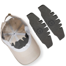 Cleat Hat 帽子收納墊 帽型撐片 3入, 黑色