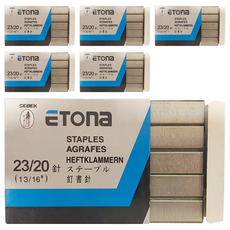 ETOna 釘書針 23/20針 適用E-260, 20針號, 6盒