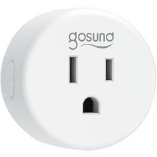 Gosund 智能插座 WP5-AM 台灣版 米家APP 語音控制 定時 倒數 電量監控, 52mm, 1個